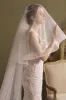 Two-tier Cut Edge Tulle Chapel Veils CV0268 sold by Cocomelody