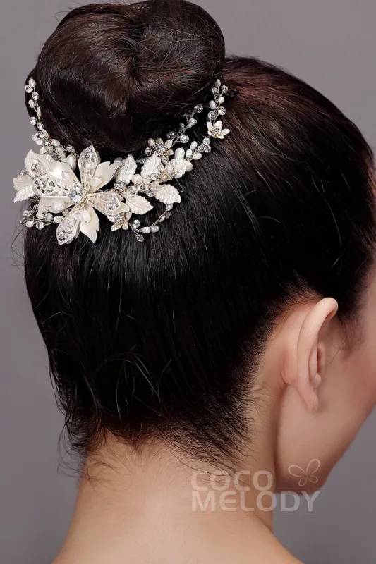 Impressive Alloy Hairpins with Imitation Pearl AH17022 sold by Cocomelody