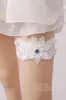 Lace Wedding Garter with Diamond WD17002 sold by Cocomelody