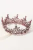 Alloy Tiaras with Imitation Pearl Rhinestone CH0402 sold by Cocomelody