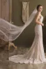 One-tier Cut Edge Tulle Chapel Veils CV0266 sold by Cocomelody