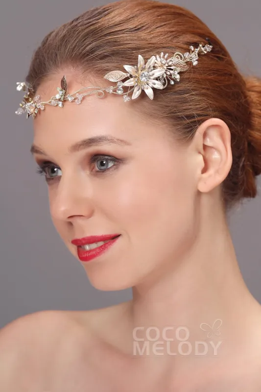 Impressive Alloy Headpiece with Crystals AH17009 sold by Cocomelody
