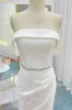 Mermaid Sweep-Brush Train Jacquard Satin Wedding Dress CW3283 sold by Cocomelody