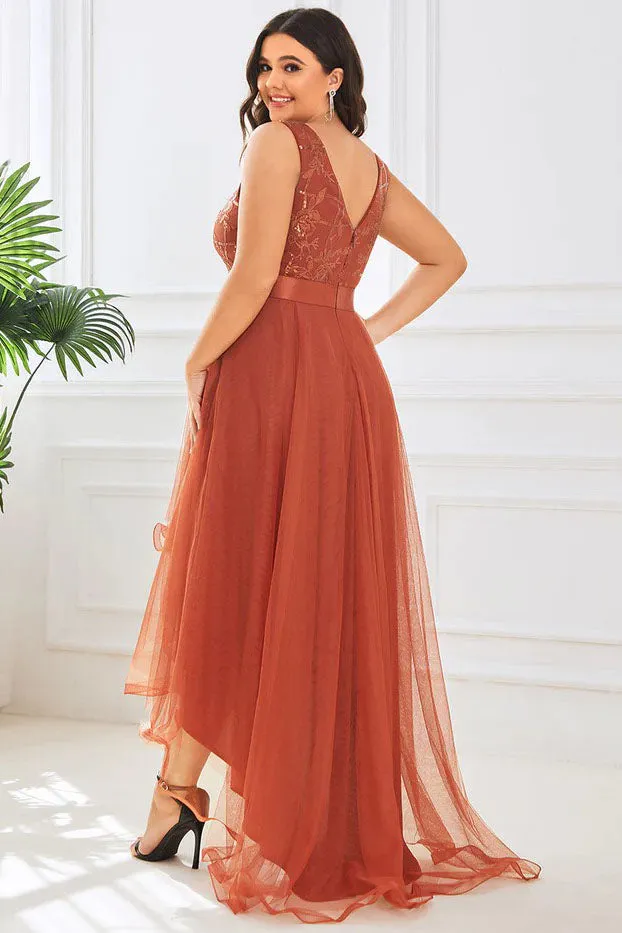 A-Line High-Low Tulle Dress CS0392 sold by Cocomelody product image thumbnail 4