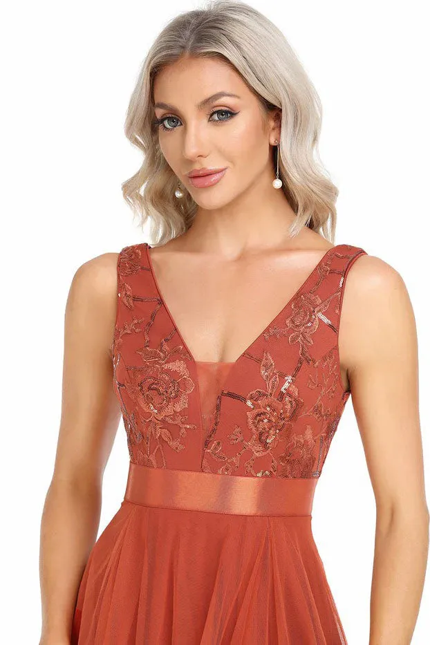 A-Line High-Low Tulle Dress CS0392 sold by Cocomelody product image thumbnail 5