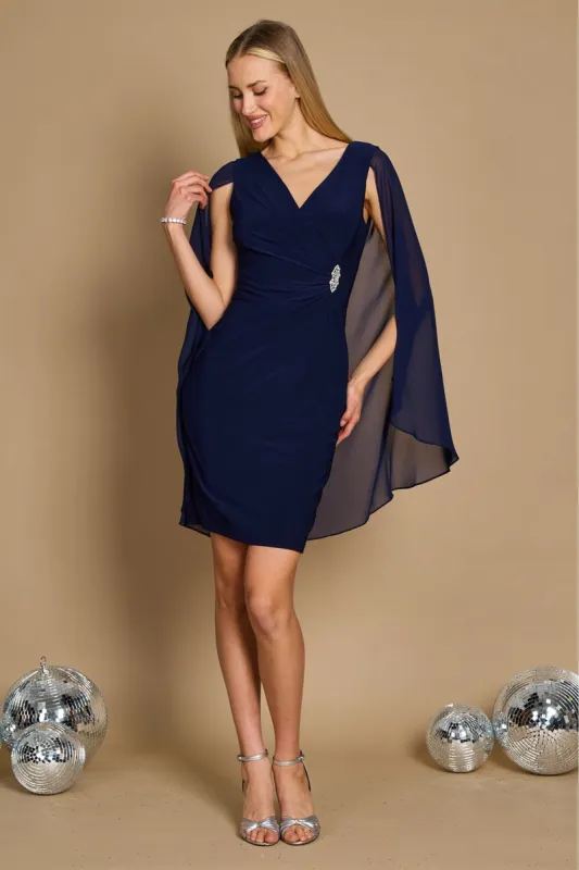 Sheath-Column Short-Mini Chiffon Dress CM0155 sold by Cocomelody