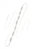 Ribbons Wedding Sash with Rhinestone CC0068 sold by Cocomelody