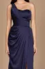 Sheath-Column Sweep-Brush Train Elastic Satin Dress CG0198 sold by Cocomelody