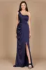 Sheath-Column Sweep-Brush Train Elastic Satin Dress CG0198 sold by Cocomelody
