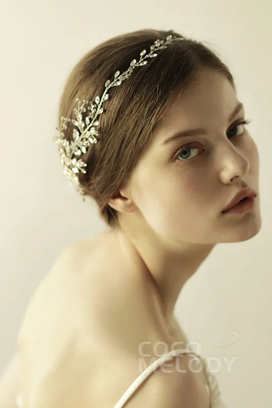 Alloy Headbands with Rhinestone CH0307 sold by Cocomelody