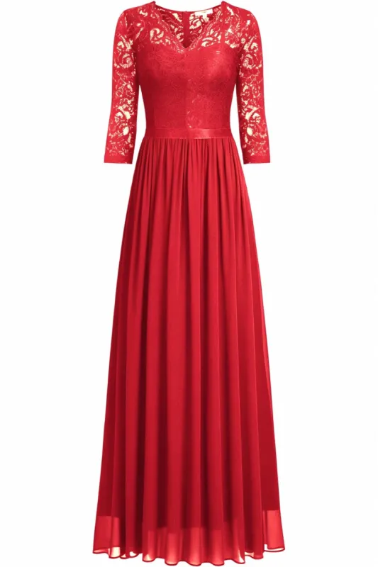 A-Line Floor Length Chiffon Prom Dress CS0421 sold by Cocomelody