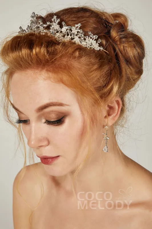 Alloy Tiaras with Crystals CH0243 sold by Cocomelody