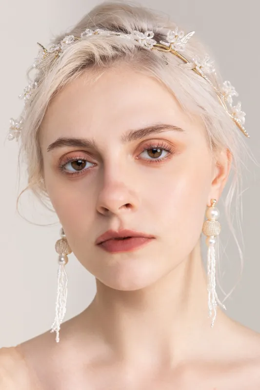 Beading Headpiece Earrings Jewelry CY0056 sold by Cocomelody