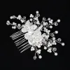 White Pearl Bride Combs 3  pieces 671252216580 sold by Cocomelody