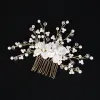 White Pearl Bride Combs 3  pieces 671252216580 sold by Cocomelody