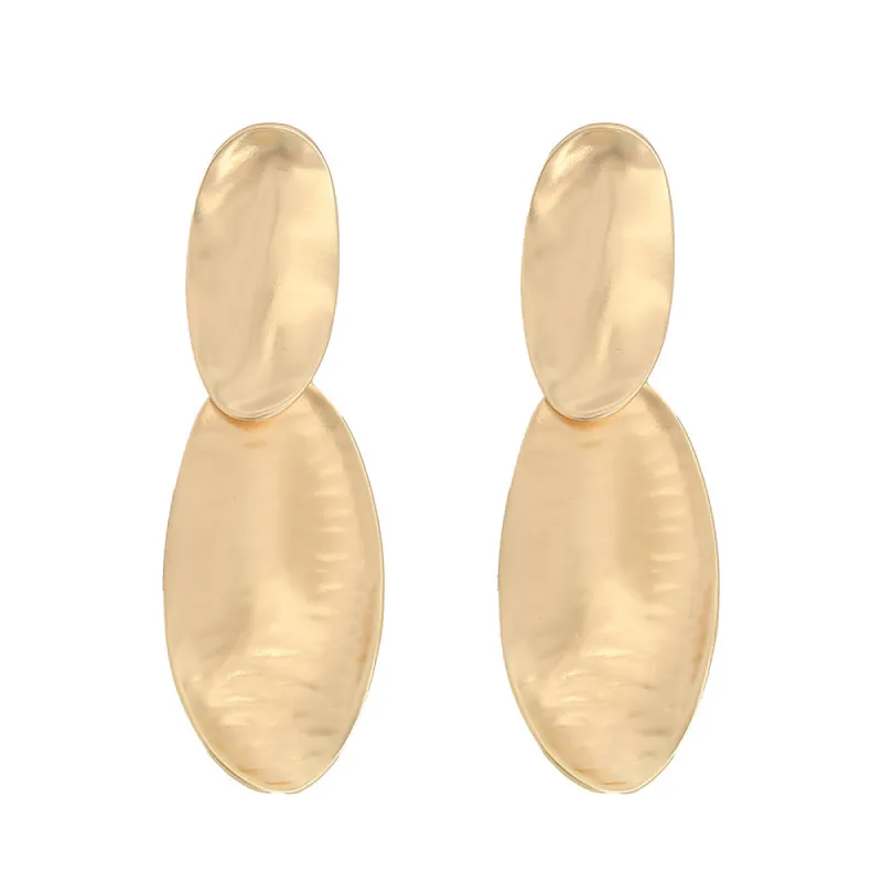 Geometric fashion simple ear clip earrings 676046771072 sold by Cocomelody