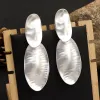 Geometric fashion simple ear clip earrings 676046771072 sold by Cocomelody