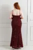 Sheath-column floor length sequined dress 659602104763 sold by Cocomelody