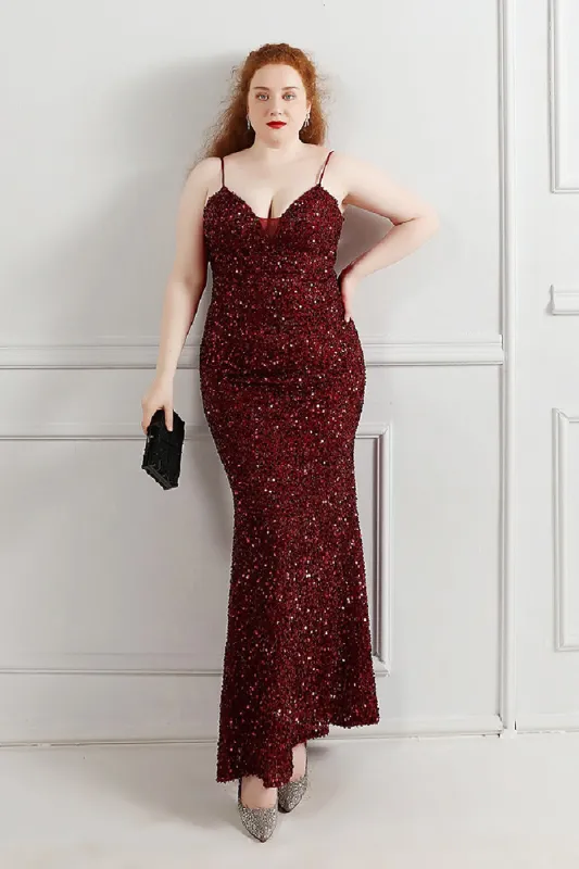 Sheath-column floor length sequined dress 659602104763 sold by Cocomelody