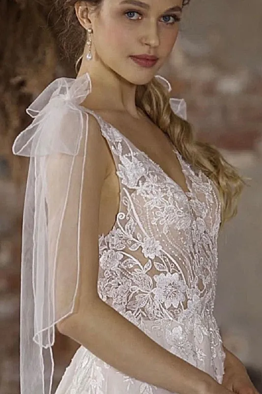 Dreamy sweet bow shoulder dress with halter Fairy dress accessories  694115158993 made by Cocomelody