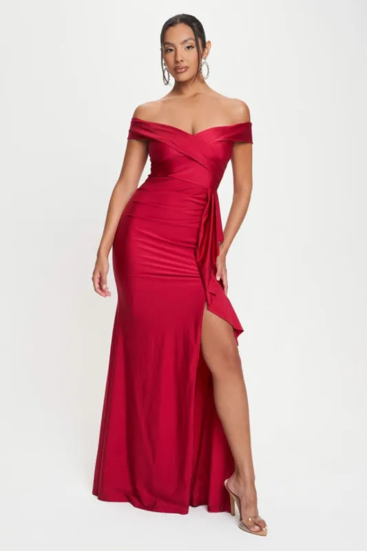 Sheath-Column Floor Length Nylon Spandex Dress CS0678 sold by Cocomelody