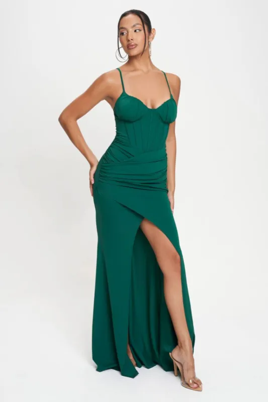 Sheath-Column Sweep-Brush Train Nylon Spandex Dress CS0674 sold by Cocomelody