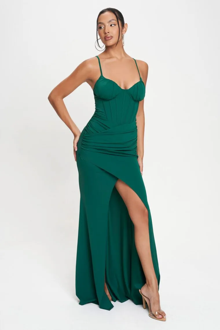 Sheath-Column Sweep-Brush Train Nylon Spandex Dress CS0674 sold by Cocomelody