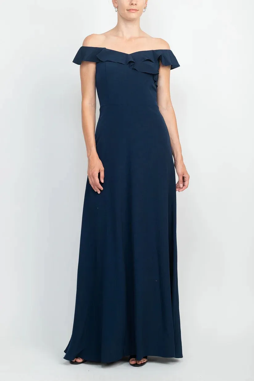 A-Line Floor Length Polyester Mother Dress CM0200 sold by Cocomelody