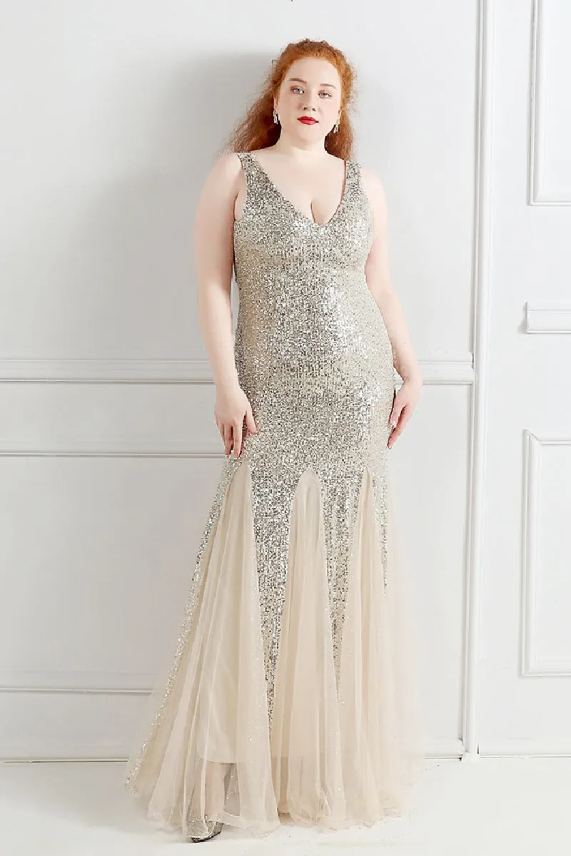 Sheath-column floor length sequined dress 646647576334 sold by Cocomelody