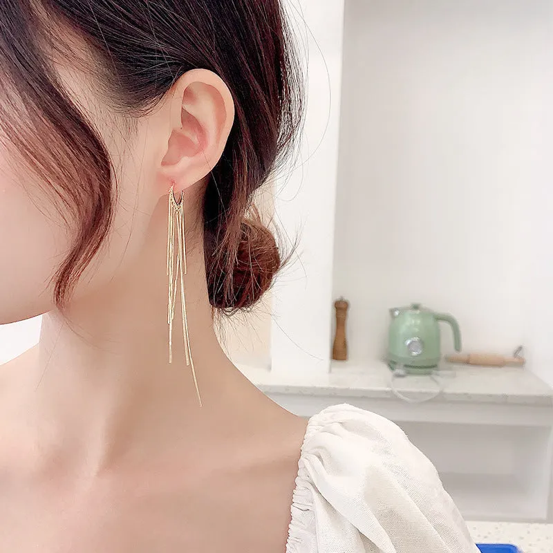 Long tassel earrings 718905541060 sold by Cocomelody product image thumbnail 4