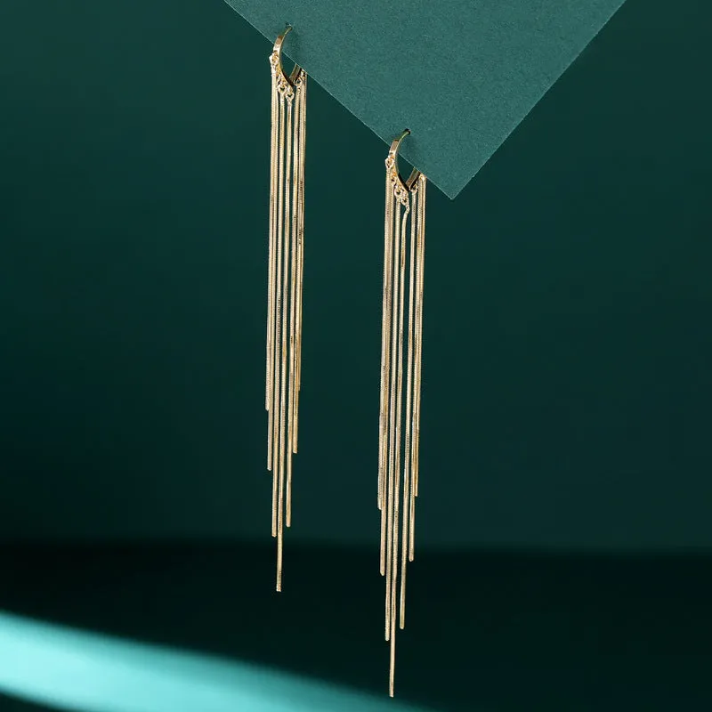 Long tassel earrings 718905541060 sold by Cocomelody product image thumbnail 2