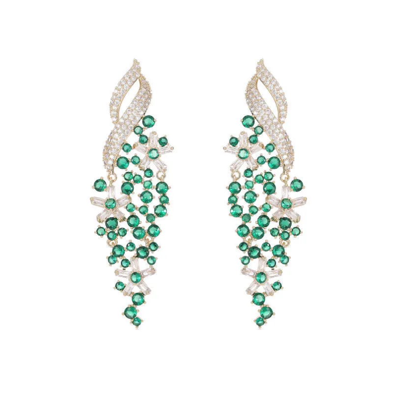 S925 Silver needle flower earrings 722709490960 sold by Cocomelody