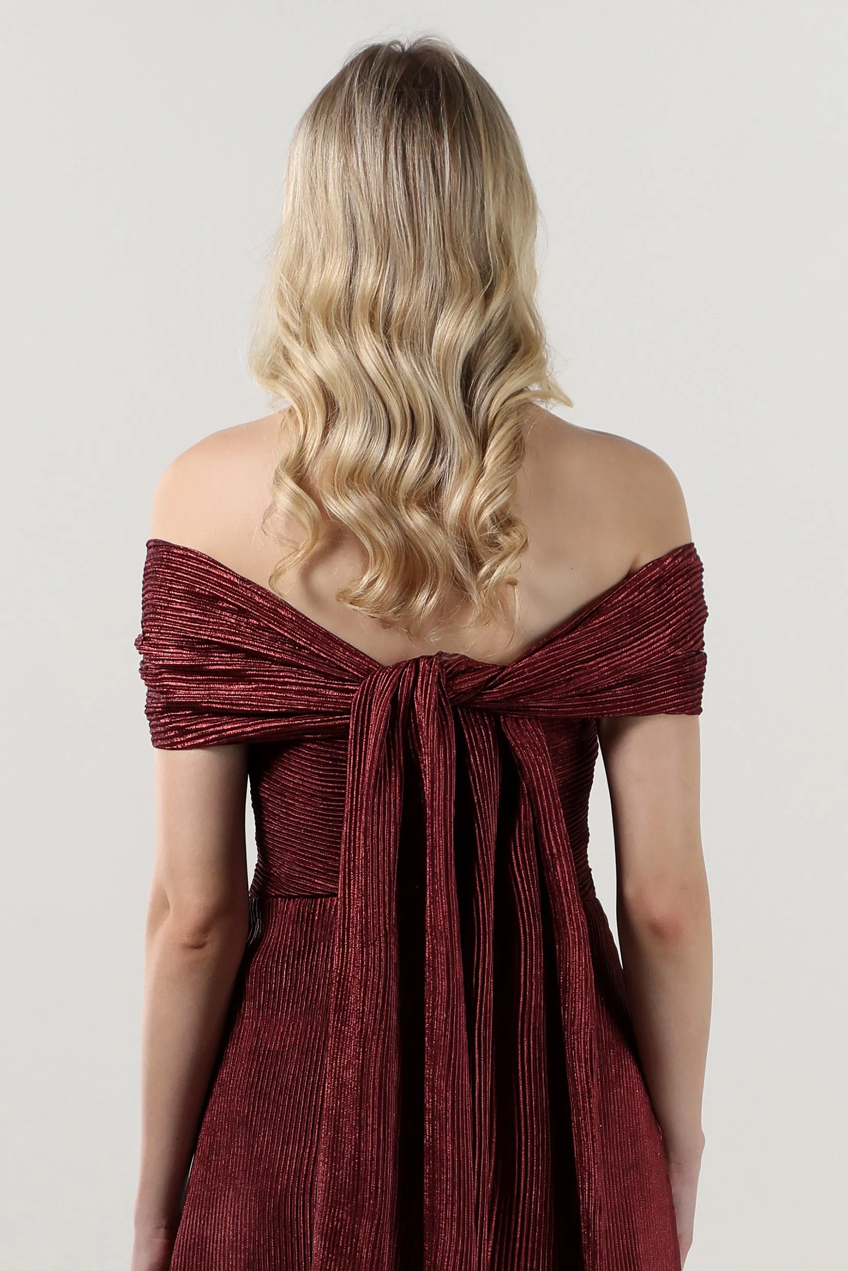 Sheath-Column Maxi Metallic Formal Dress CS0645 sold by Cocomelody product image thumbnail 5