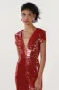 Sheath-Column Sweep-Brush Train Sequined Formal Dress CS0618 sold by Cocomelody