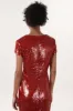 Sheath-Column Sweep-Brush Train Sequined Formal Dress CS0618 sold by Cocomelody