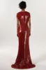Sheath-Column Sweep-Brush Train Sequined Formal Dress CS0618 sold by Cocomelody