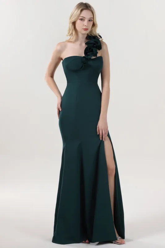 Trumpet-Mermaid Maxi Stretch Crepe Formal Dress CS0596 sold by Cocomelody