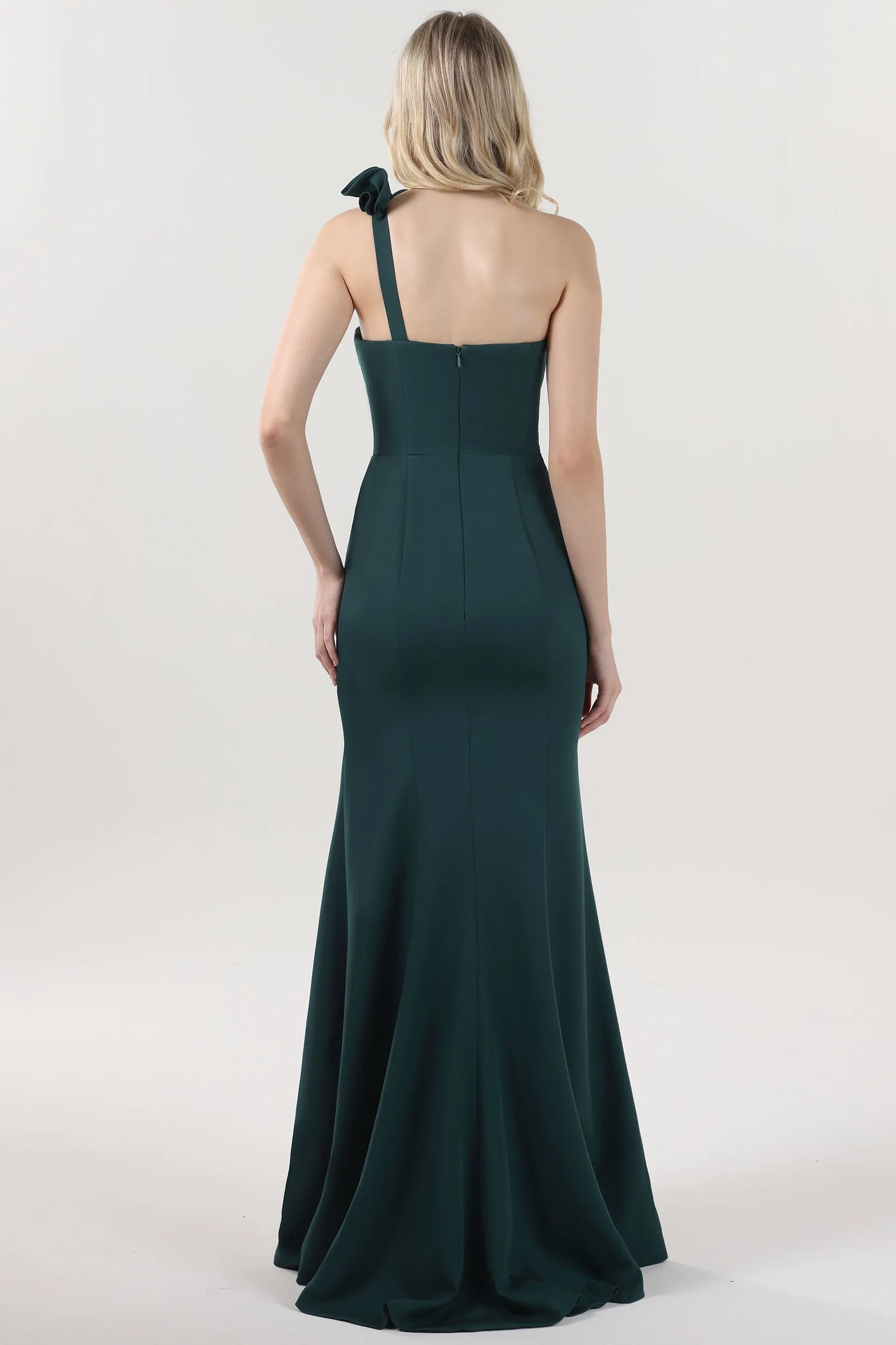 Trumpet-Mermaid Maxi Stretch Crepe Formal Dress CS0596 sold by Cocomelody product image thumbnail 2