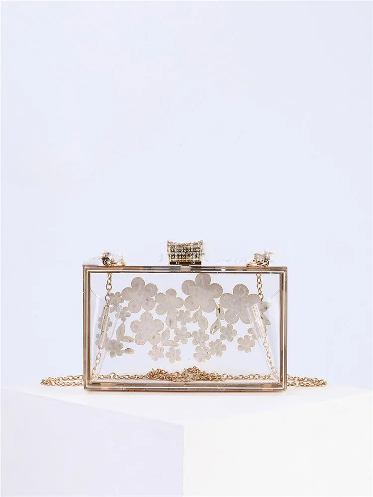 Acrylic clear diamond dinner bag 659421308502 sold by Cocomelody product image thumbnail 4