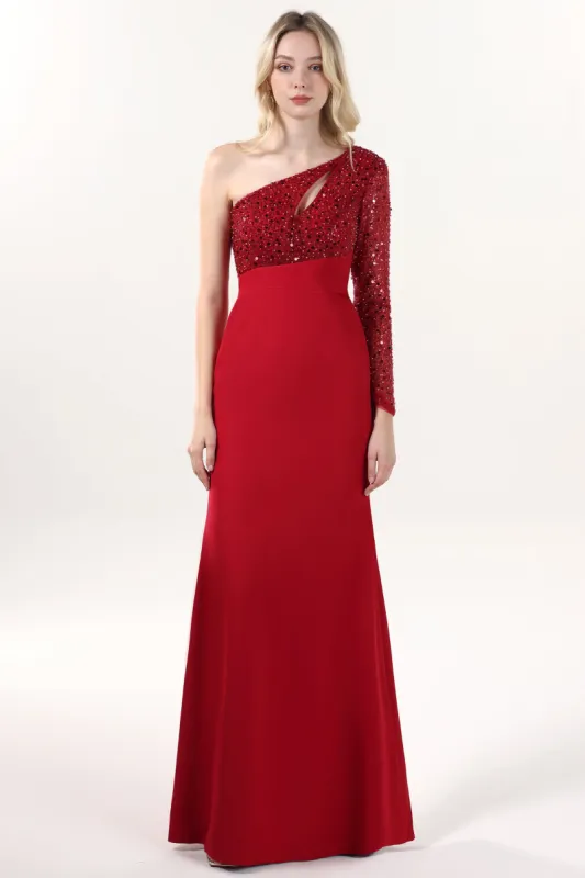 Trumpet-Mermaid Maxi Stretch Crepe Formal Dress CS0587 sold by Cocomelody