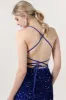 Sheath-Column Maxi Velvet Sequin Formal Dress CS0637 sold by Cocomelody