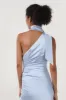 Sheath-Column Maxi Luxe Satin Formal Dress CS0604 sold by Cocomelody