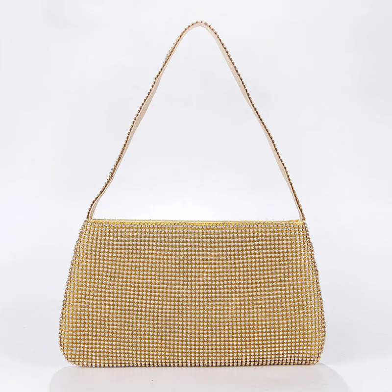 Diamond set trapezoid diamond evening bag 789232822034 sold by Cocomelody