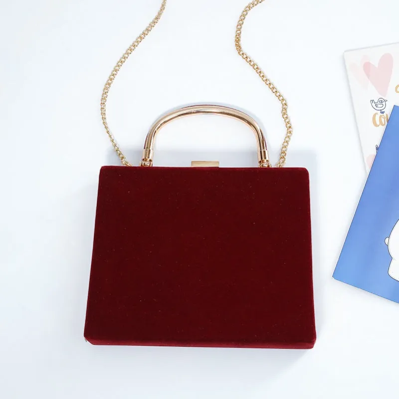 Velvet handbag Dinner bag 710897066905 sold by Cocomelody