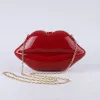 Acrylic Red Lips dinner bag 651077833983 sold by Cocomelody