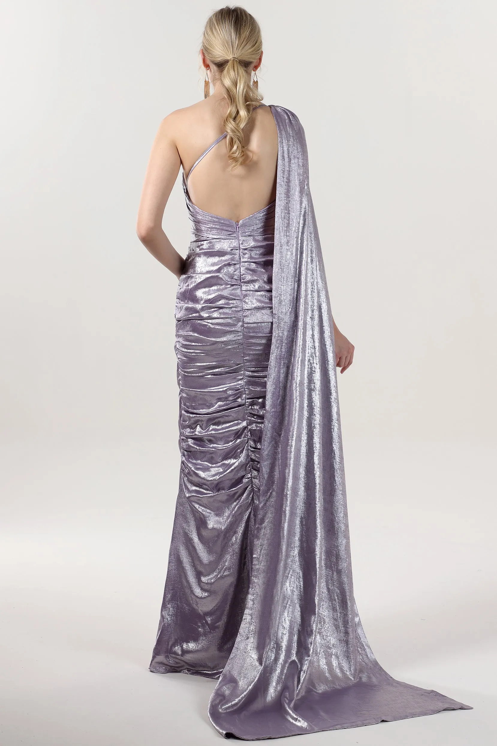 Trumpet-Mermaid Maxi Metallic Formal Dress CS0647 sold by Cocomelody product image thumbnail 2