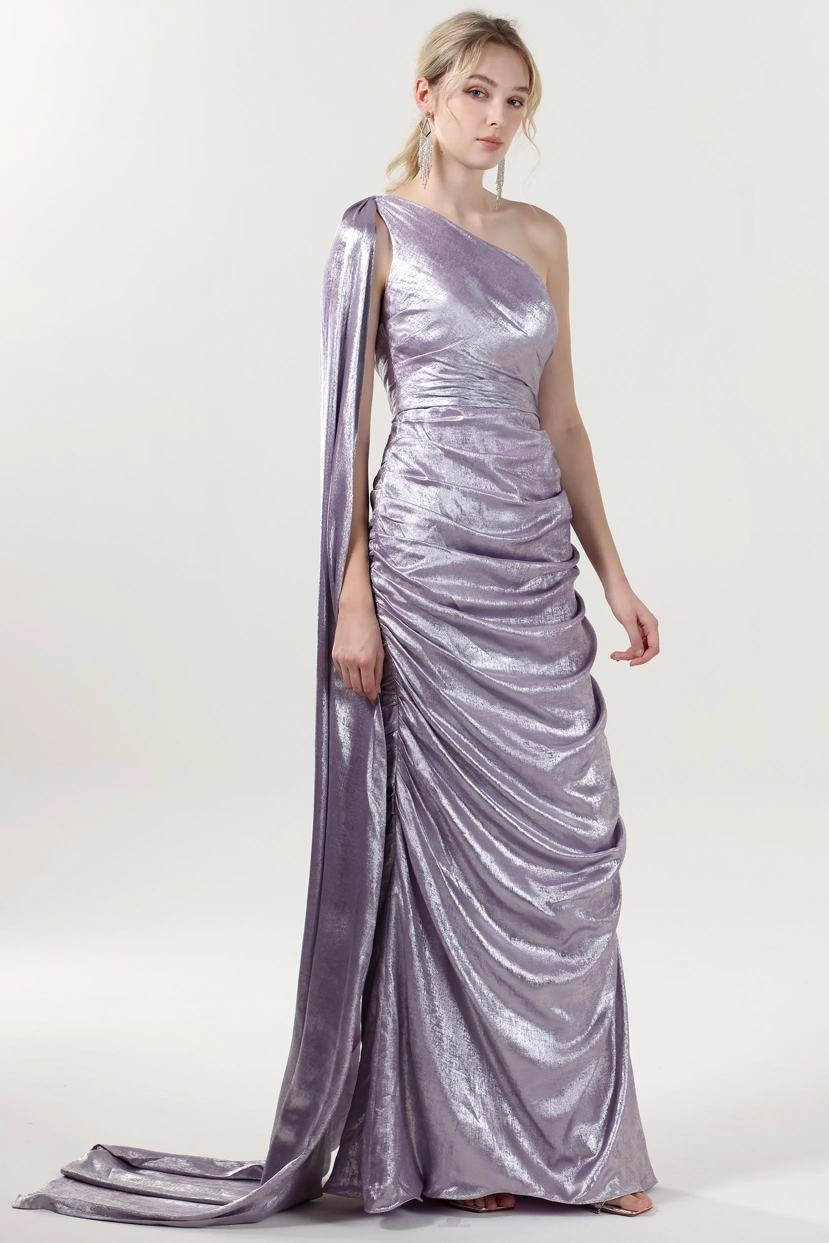 Trumpet-Mermaid Maxi Metallic Formal Dress CS0647 sold by Cocomelody product image thumbnail 3