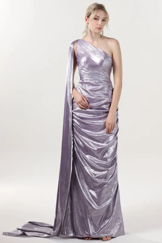 Trumpet-Mermaid Maxi Metallic Formal Dress CS0647 sold by Cocomelody
