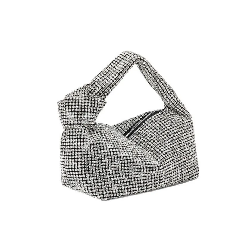 Diamond-encrusted vest evening bag 833620199576 sold by Cocomelody