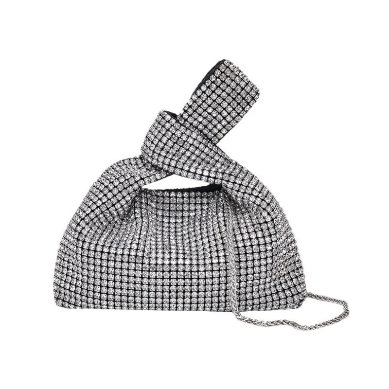 Diamond-encrusted portable dinner bag 773141196365 sold by Cocomelody